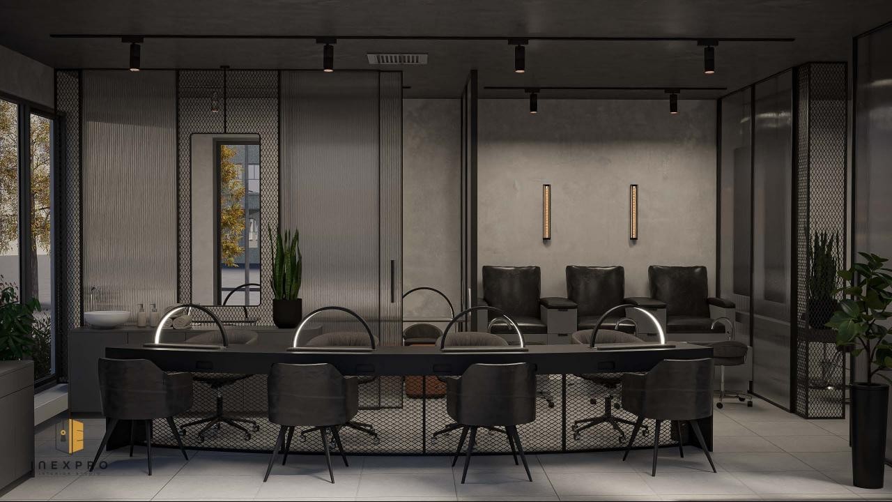 Modern Nails & Spa salon interior